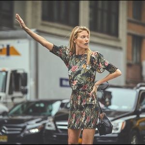 Rebecca Minkoff Geneva Smocked Mini Dress